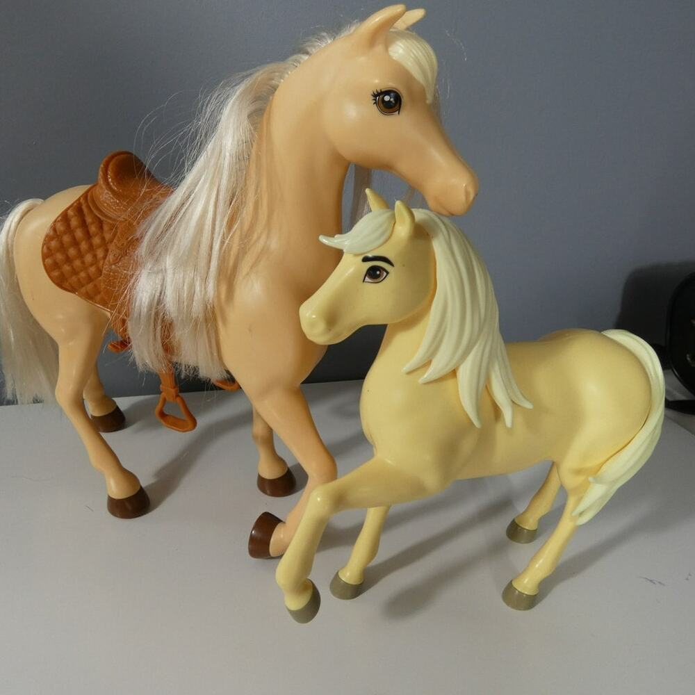 Mattel 2020 Spirit Movie Horse With A Horse And Saddle Pretend Play Farm Riding
